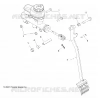 FRENOS, PEDAL and CILINDRO PRINCIPALE MOUNTING