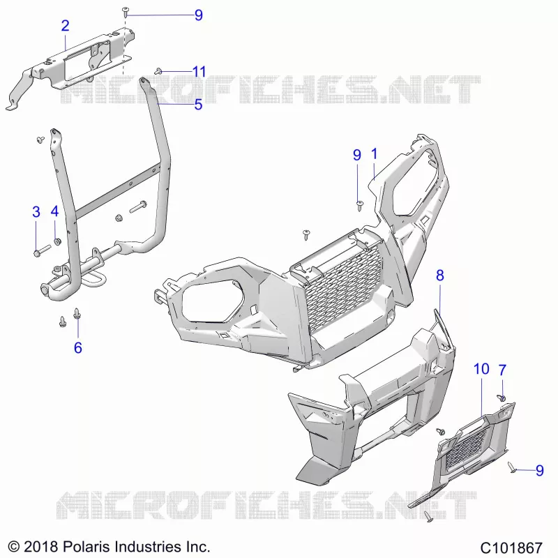 PARAURTI ANTERIORE AND MOUNTING