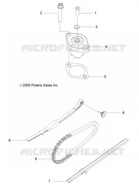 MOTORE, TENSIONER, CAM CATENA