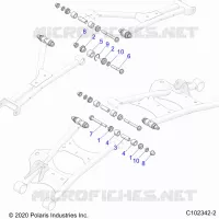 SOSPENSIONE POSTERIORE CONTROL ARM, MOUNTING