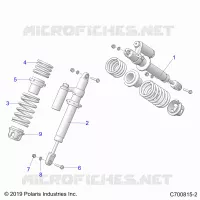 SUSPENSION, SHOCK ANTERIORE MOUNTING