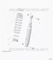 SUSPENSION, SHOCK ANTERIORE MOUNTING