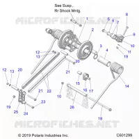 SUSPENSION, POSTERIORE COPPIA ARM