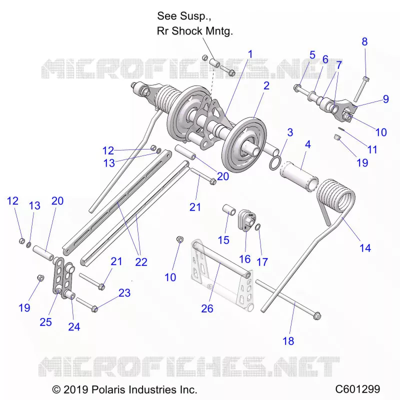 SUSPENSION, POSTERIORE COPPIA ARM
