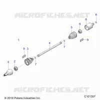 TRASMISSIONE, DRIVE SHAFT, FRONT