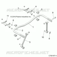 SUSPENSION, REAR, BARRA DI STABILIZZAZIONE