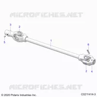 TRASMISSIONE, FRONT PROP SHAFT