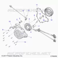 ENGINE, STATOR AND FLYRUOTA
