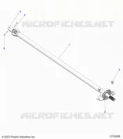 TRASMISSIONE, REAR PROP SHAFT