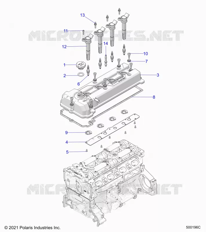 ENGINE, VALVOLA COPERTURA