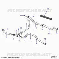 ENGINE, SISTEMA DI RAFFREDDAMENTO, HOSES