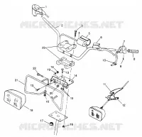 MANUBRIO   FARO Scrambler W967840 (4935823582B008)