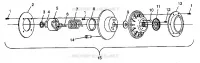 FRIZIONE DRIVEN ASSEMBLY 440 XCR SP 0941660 (4927082708024A)