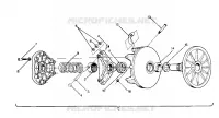 TRASMISSIONE FRIZIONE 400 and 650 (4914131413012A)