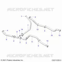 ENGINE, SISTEMA DI RAFFREDDAMENTO, HOSES