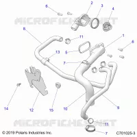 RAFFREDDAMENTO, THERMOSTAT AND BYPASS