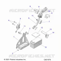 ELETTRICO, BATTERY, MANUAL START POWER UP COMPONENTS