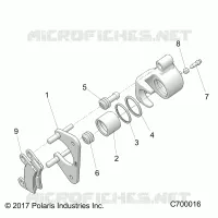 FRENO POSTERIORE CALIPER