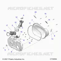 TRASMISSIONE, CLUTCH COVER AND DUCTING