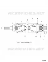 TRASMISSIONE, REAR DRIVE SHAFT