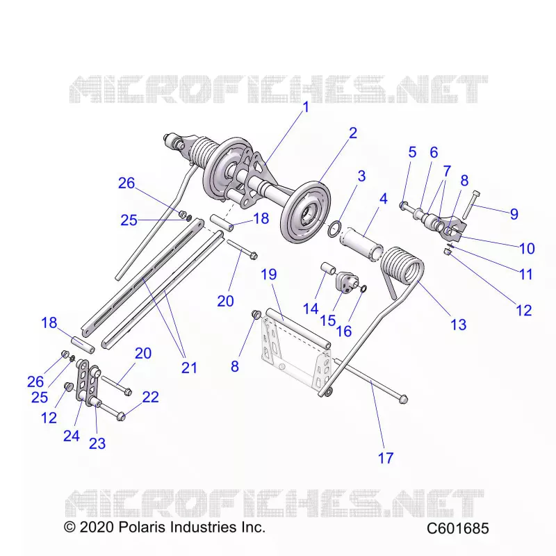 SUSPENSION, POSTERIORE COPPIA ARM