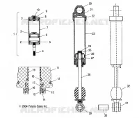 SHOCK (REAR TRACK)(M-10)