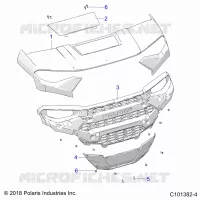 CAPPUCCIO AND FRONT FASCIA