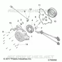 ENGINE, STATOR AND FLYRUOTA