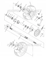 REAL RUOTA DRIVE ASSEMBLY (4916331633017A)