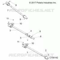 TRASMISSIONE, FRONT, MID, REAR PROP SHAFT