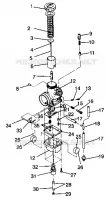 CARBURATORE 440 XCR 0941760 (4925182518036A)
