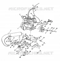 MONTAGGIO DEL MOTORE 440 (4921242124031A)