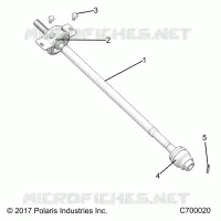 DRIVE TRAIN, FRONT PROP ALBERO