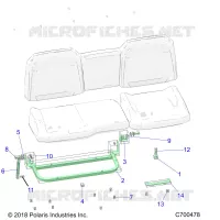 SEDE ASM. REAR FRAME