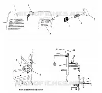 ACCENSIONE   cablaggio  500 EFI 0952774, EFI SKS 0952574,   EFI SKS PT 0 (4929052905B007)