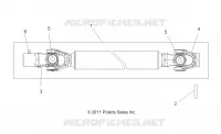 DRIVE TRAIN, FRONT PROP ALBERO