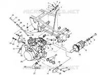 MONTAGGIO DEL MOTORE Sportsman 4x4 W948040 (4926842684A008)