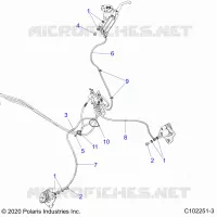LINEE FRENO, FRONT