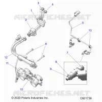 SISTEMA DI ALIMENTAZIONE CARBURANTE, RAIL, LINES AND THROTTLE BODY