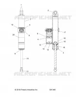 SUSPENSION, AMMORTIZZATORE POSTERIORE TRACK (7045297)