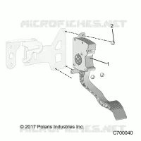 ENGINE, ACCELERATORE PEDALE