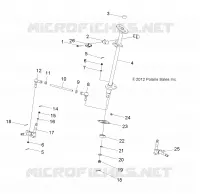 STERZO POST and TIE ROD ASM.