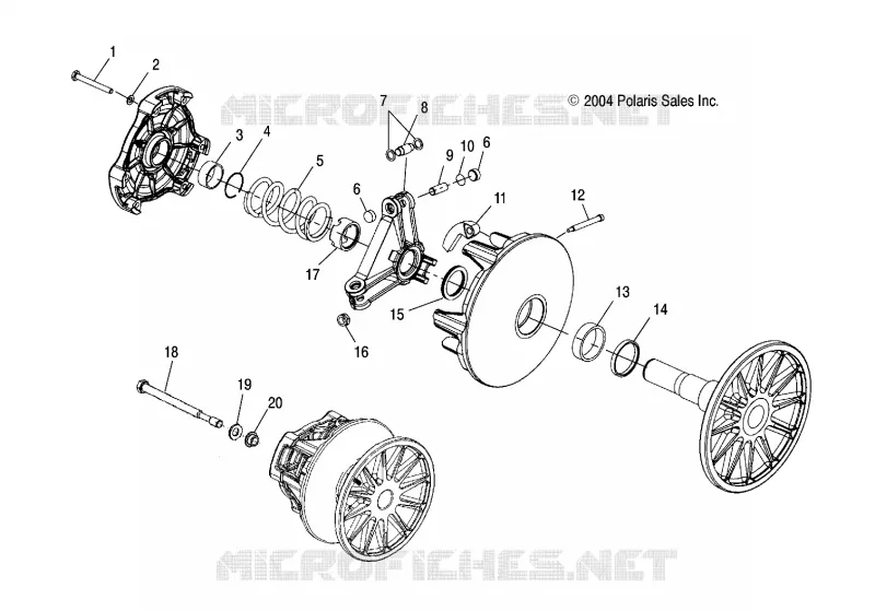 TRASMISSIONE FRIZIONE (MANUAL START MODELS)
