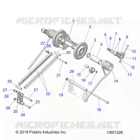 SUSPENSION, POSTERIORE COPPIA ARM