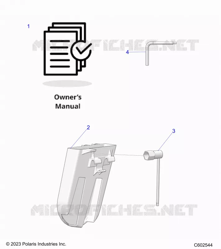 REFERENCES, TOOLS, BELT HOLDER, AND MANUALE DEL PROPRIETARIO