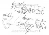 FRONT FRENO XPLORER 400L W969140 (4935983598B007)