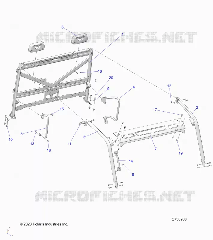 CHASSIS, CAB TELAIO