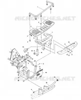 RACK ANTERIORE   PARAURTI MONTAGGIO