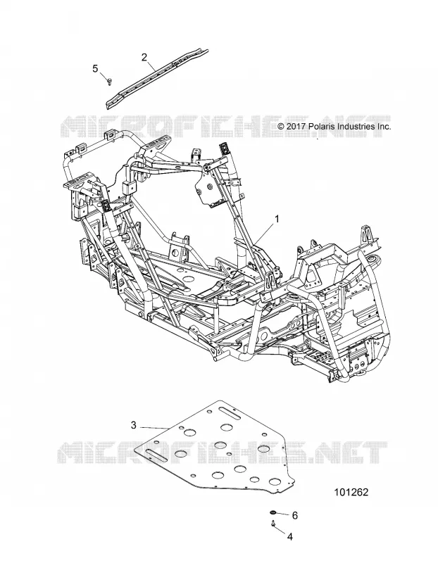 CHASSIS, TELAIO PRINCIPALE AND SKID PLATE
