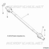 TRASMISSIONE, REAR PROP SHAFT